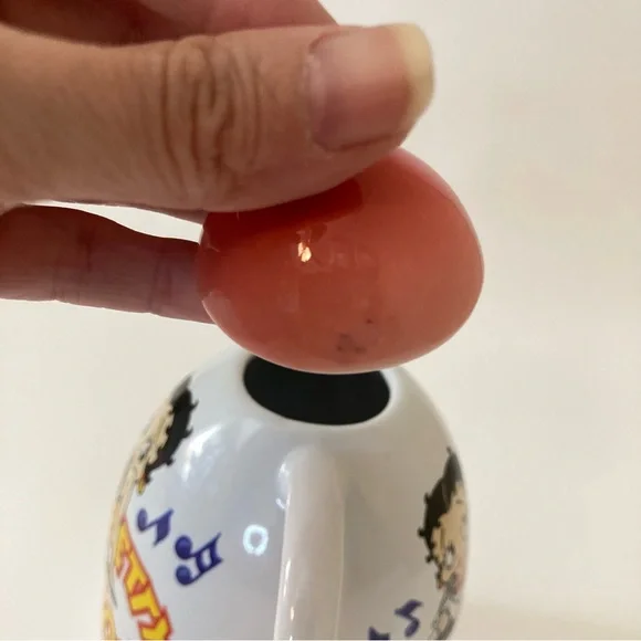 VINTAGE | 1998 BETTY BOOP CARTOON TEA-4-ONE 18 OZ POT & MUG SET Pink Top - Picture 6 of 10